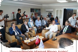 Derneğimizin binası çoşkulu bir kalabalıkla açıldı!