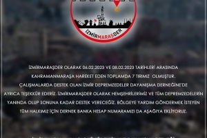 Yardımlarımız son sürat devam ediyor