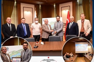 Yönetim kurulumuz, Onikişubat Belediye Başkanımızı makamında ziyaret etti