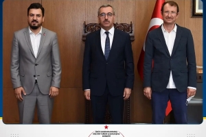 Kahramanmaraş Büyükşehir Belediye Başkanımız Hayrettin GÜNGÖR Bey'i makamında ziyaret ettik.