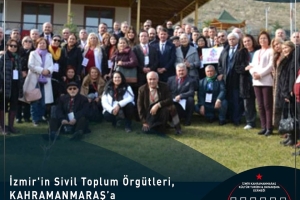 İzmir'in Sivil Toplum Örgütleri, Kahramanmaraşa kültür ziyaretinde bulundu.