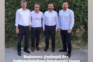 Başkanımız Safa Bey, Elbistan Belediyesi'ni ziyaretti!