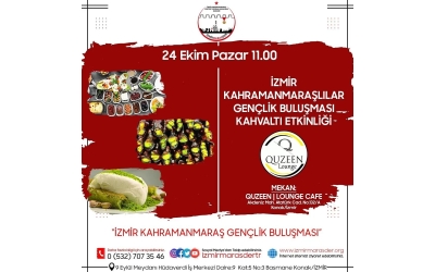İzmir Kahramanmaraşlılar Derneği Gençlik Buluşması Etkinliği