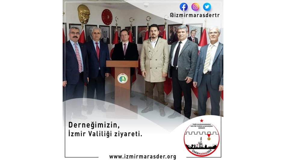 Derneğimizin İzmir Valiliği ziyareti.